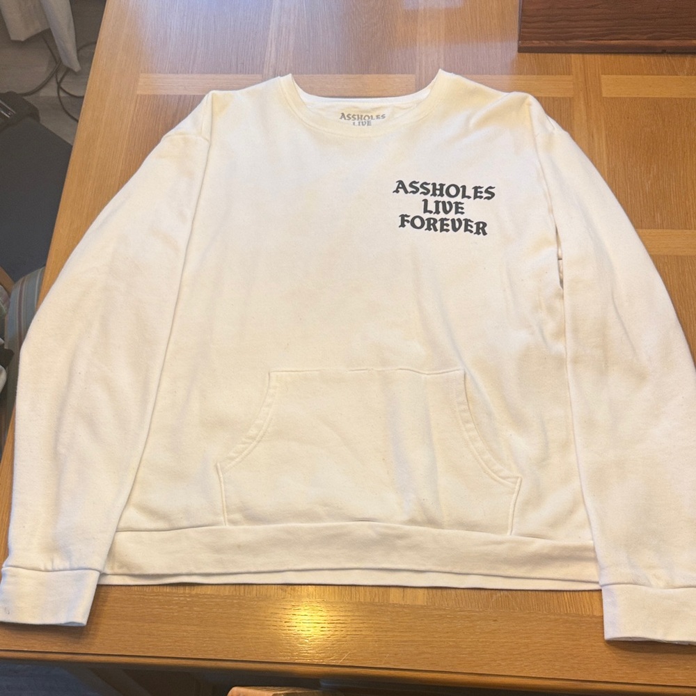 White Crewneck Sweater
